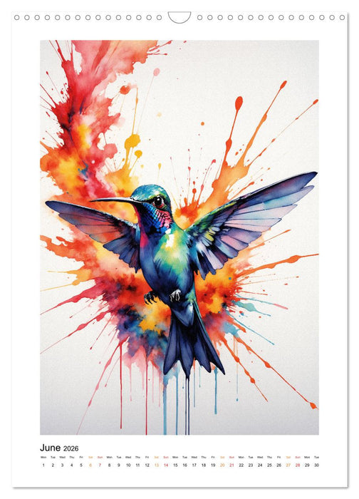 Fantastic animal world: play of colors and elegance (CALVENDO Monthly Calendar 2026)