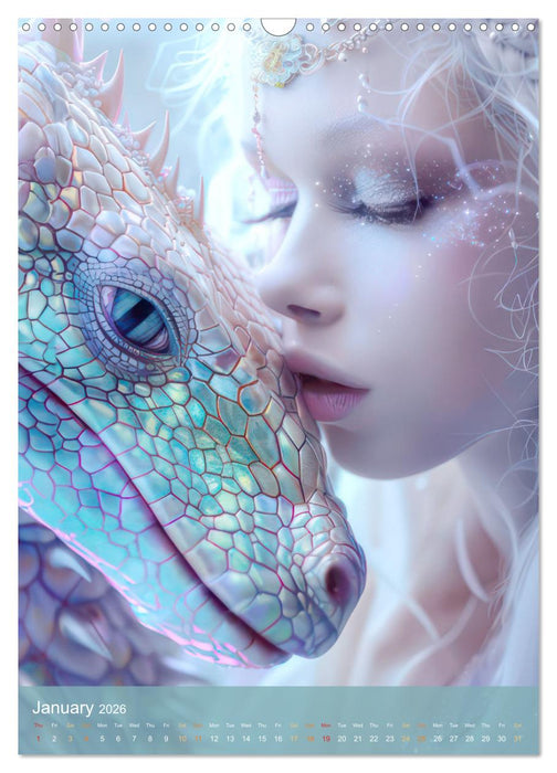 Dragons - Spotted in fantasy land (CALVENDO Monthly Calendar 2026)