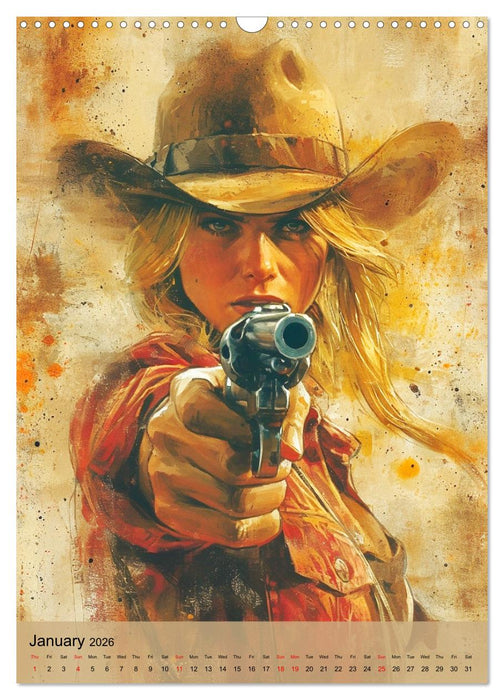 The Wild West. The fascination of an era (CALVENDO Monthly Calendar 2026)