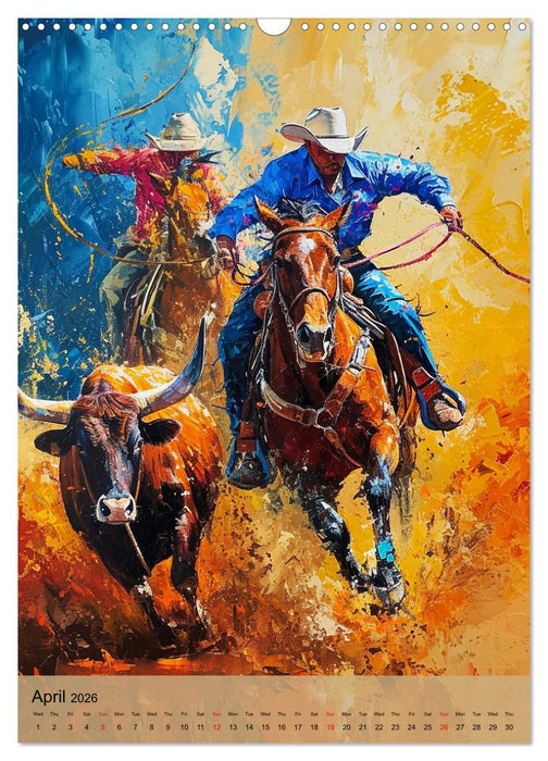 The Wild West. The fascination of an era (CALVENDO Monthly Calendar 2026)