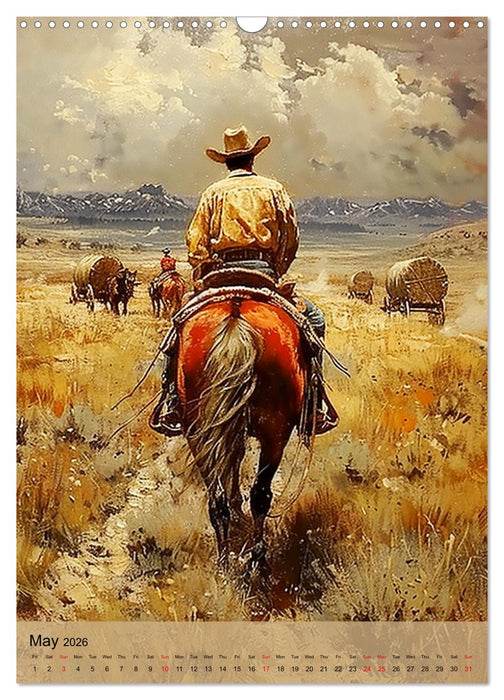 The Wild West. The fascination of an era (CALVENDO Monthly Calendar 2026)