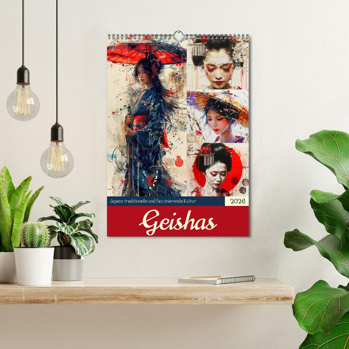 Geishas. Japan's traditional and fascinating culture (CALVENDO Monthly Calendar 2026)
