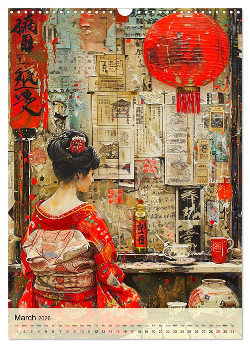 Geishas. Japan's traditional and fascinating culture (CALVENDO Monthly Calendar 2026)