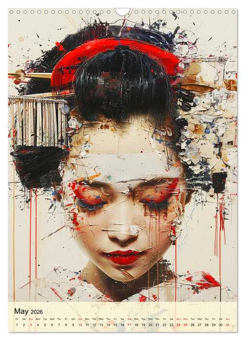 Geishas. Japan's traditional and fascinating culture (CALVENDO Monthly Calendar 2026)