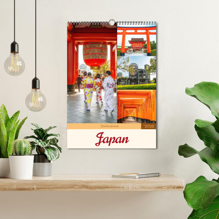 A round trip - Japan (CALVENDO Monthly Calendar 2026)