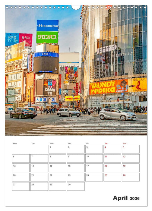 A round trip - Japan (CALVENDO Monthly Calendar 2026)