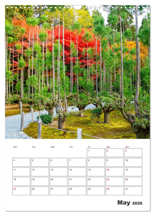 A round trip - Japan (CALVENDO Monthly Calendar 2026)