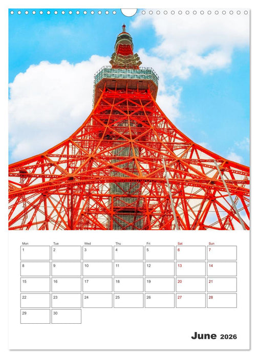A round trip - Japan (CALVENDO Monthly Calendar 2026)