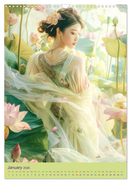 Silence and grace - Asian style (CALVENDO Monthly Calendar 2026)