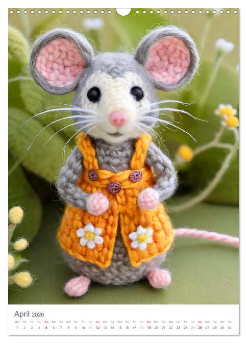 Woolly mice (CALVENDO Monthly Calendar 2026)