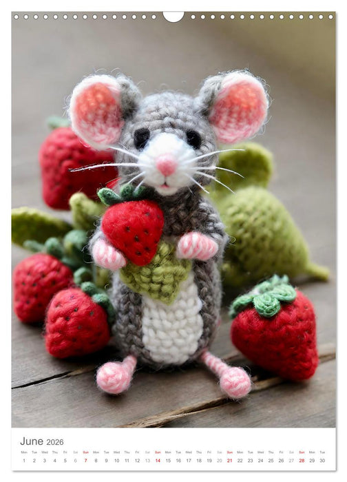 Woolly mice (CALVENDO Monthly Calendar 2026)