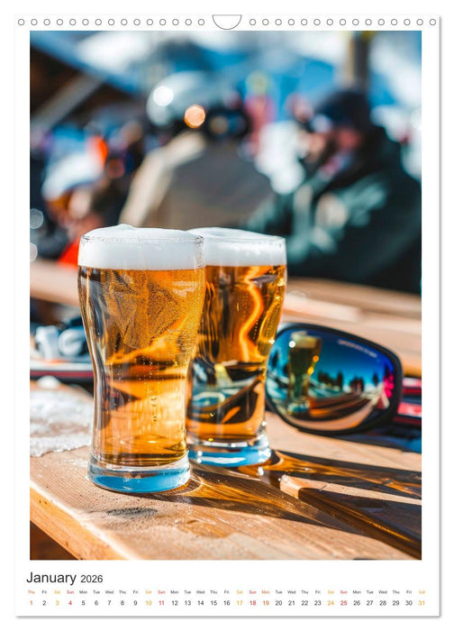 Cool beer - delicious from nature. (CALVENDO Monthly Calendar 2026)