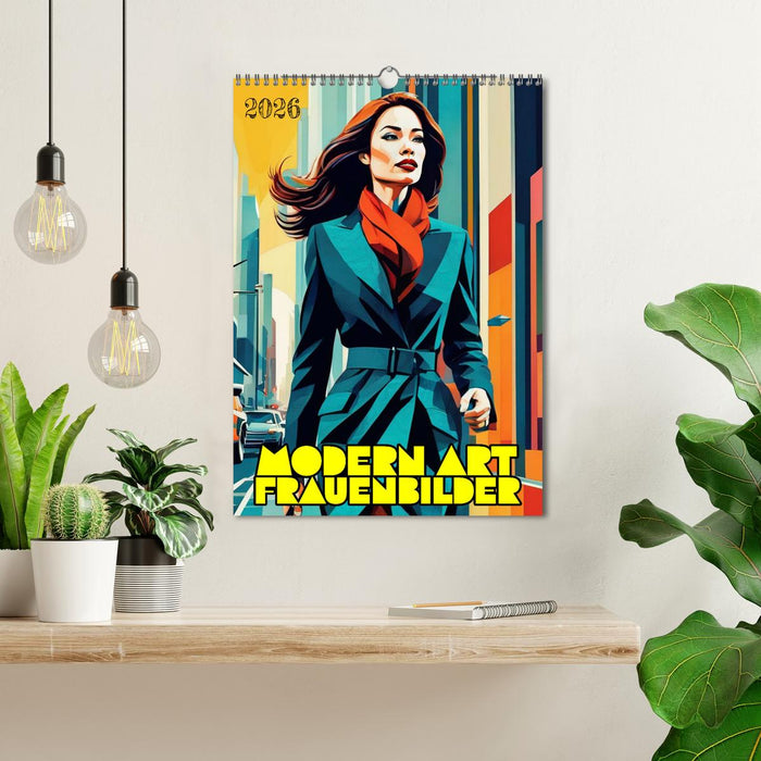 Modern Art Images of Women (CALVENDO Monthly Calendar 2026)