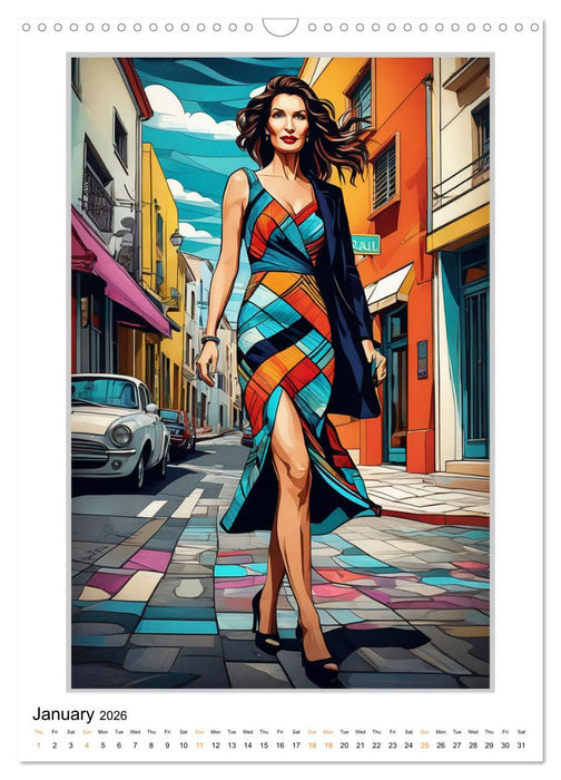 Modern Art Images of Women (CALVENDO Monthly Calendar 2026)
