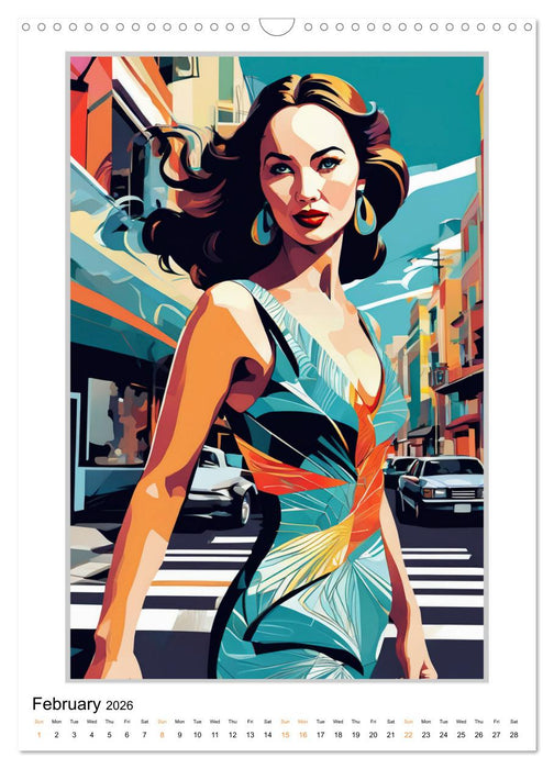 Modern Art Images of Women (CALVENDO Monthly Calendar 2026)