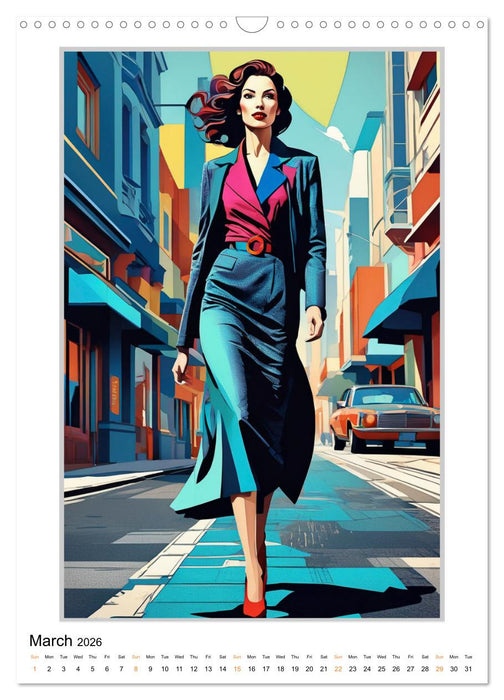 Modern Art Images of Women (CALVENDO Monthly Calendar 2026)