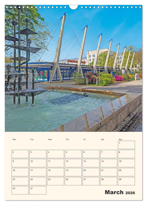 Chemnitz Capital of Culture Schedule (CALVENDO Monthly Calendar 2026)