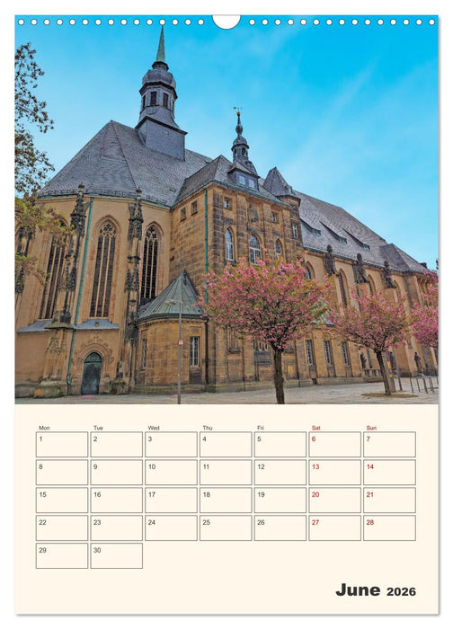 Chemnitz Capital of Culture Schedule (CALVENDO Monthly Calendar 2026)