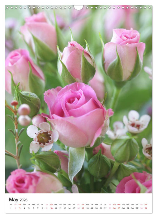 A year full of flowers (CALVENDO Monthly Calendar 2026)