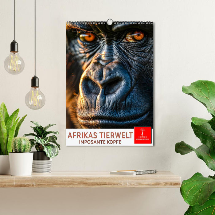 Africa's wildlife - impressive heads (CALVENDO Monthly Calendar 2026)