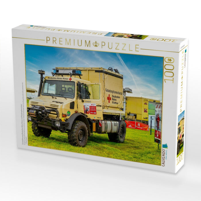 Einsatzfahrzeug Deutsches Rotes Kreuz und Katastrophenschutz - CALVENDO Foto-Puzzle'