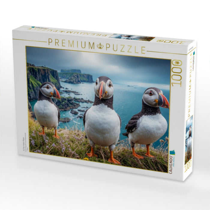 Auf der steilen Klippe - CALVENDO Foto-Puzzle'