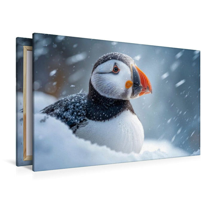 Premium Textil-Leinwand Hier ist es doch sehr ungemütlich