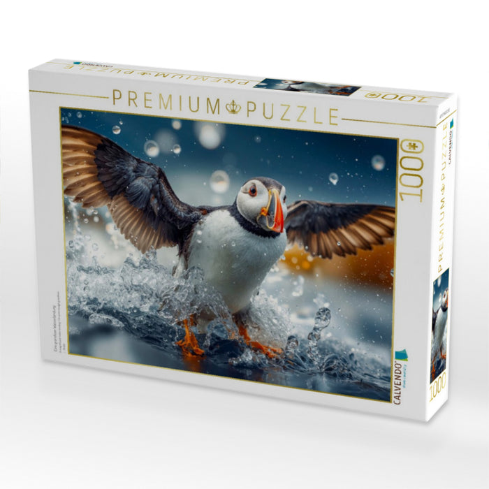 Eine grandiose Wasserlandung - CALVENDO Foto-Puzzle'