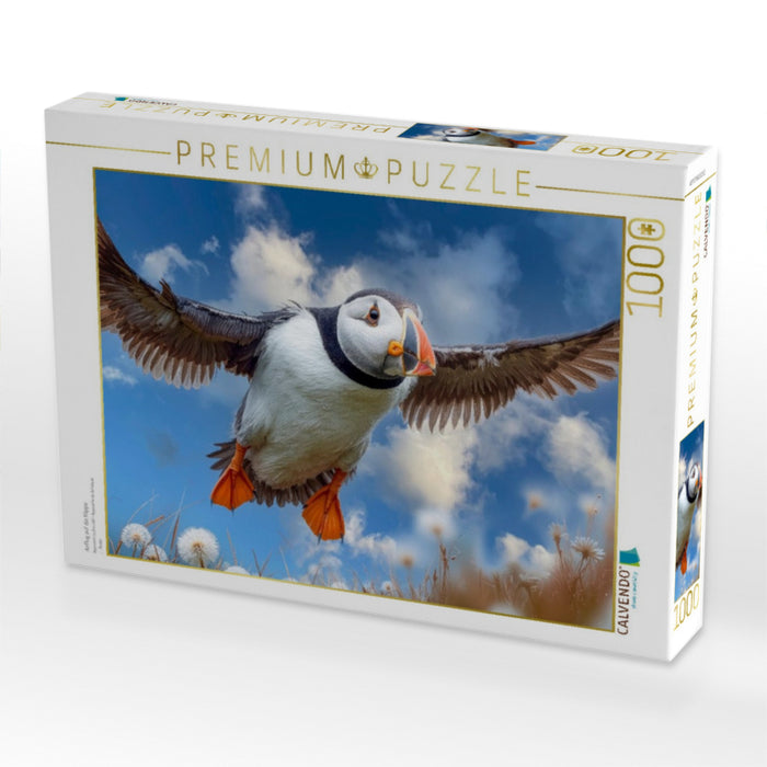 Anflug auf die Klippe - CALVENDO Foto-Puzzle'