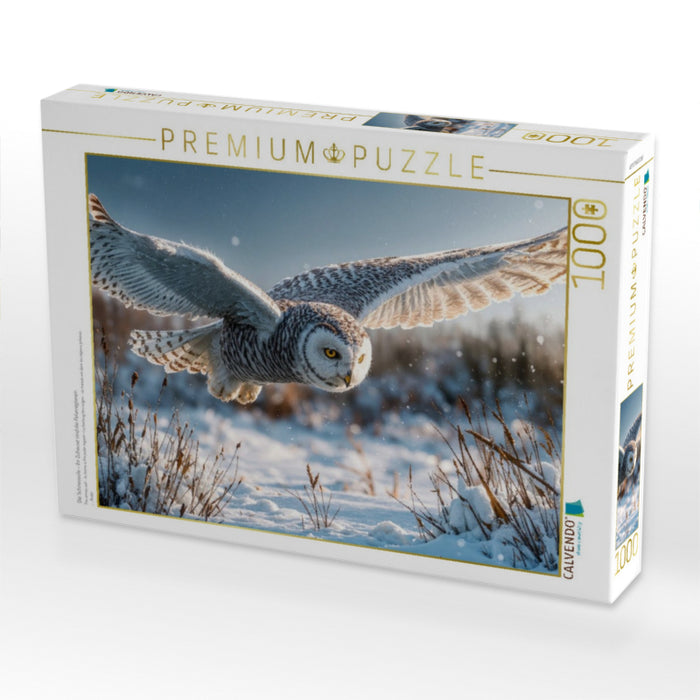 Die Schneeeule - ihr Zuhause sind die Polarregionen - CALVENDO Foto-Puzzle'