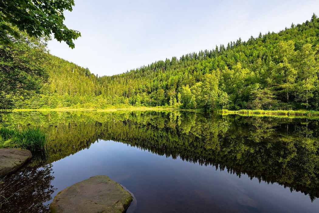 Premium Textil-Leinwand Sankenbachsee