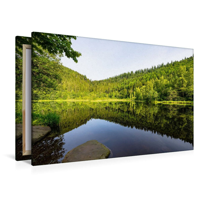 Premium Textil-Leinwand Sankenbachsee
