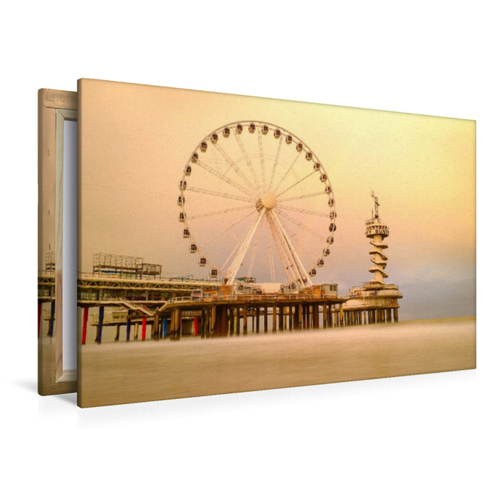 Premium Textil-Leinwand Scheveningen