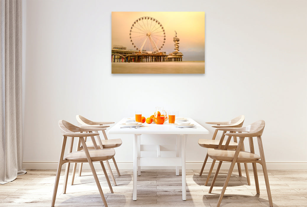 Premium Textil-Leinwand Scheveningen