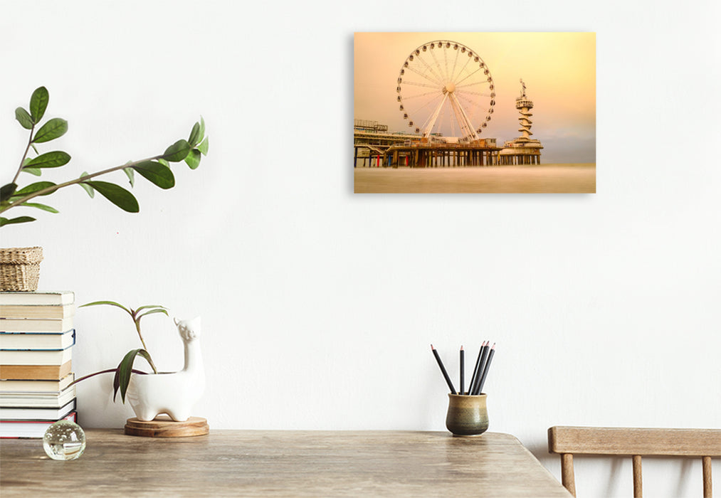 Premium Textil-Leinwand Scheveningen