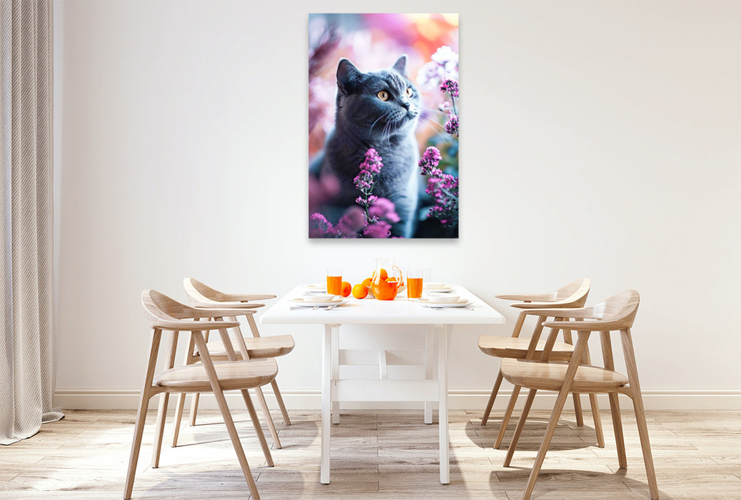 Premium Textil-Leinwand Neugierige Blicke