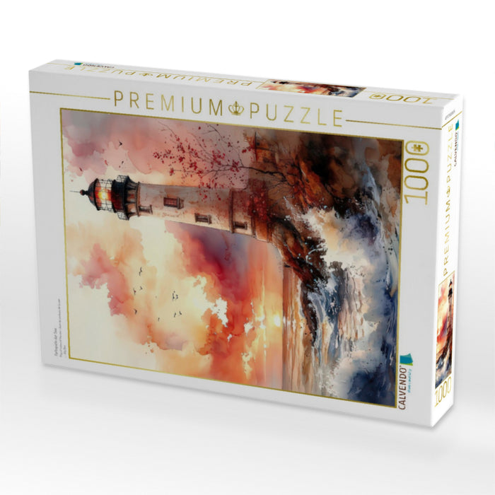 Farbspiele der See - CALVENDO Foto-Puzzle'