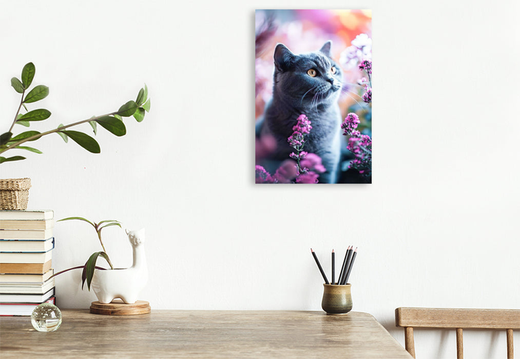 Premium Textil-Leinwand Neugierige Blicke