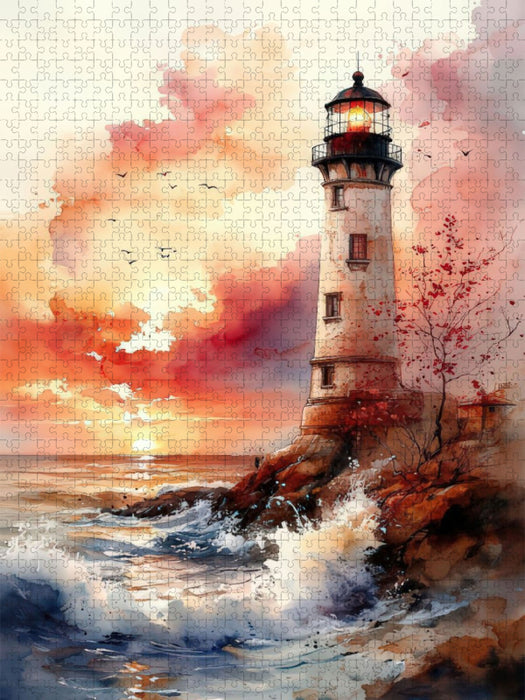 Farbspiele der See - CALVENDO Foto-Puzzle'