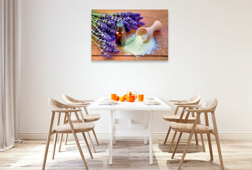 Premium Textil-Leinwand Lavendel – Ruhe, die du riechen kannst.