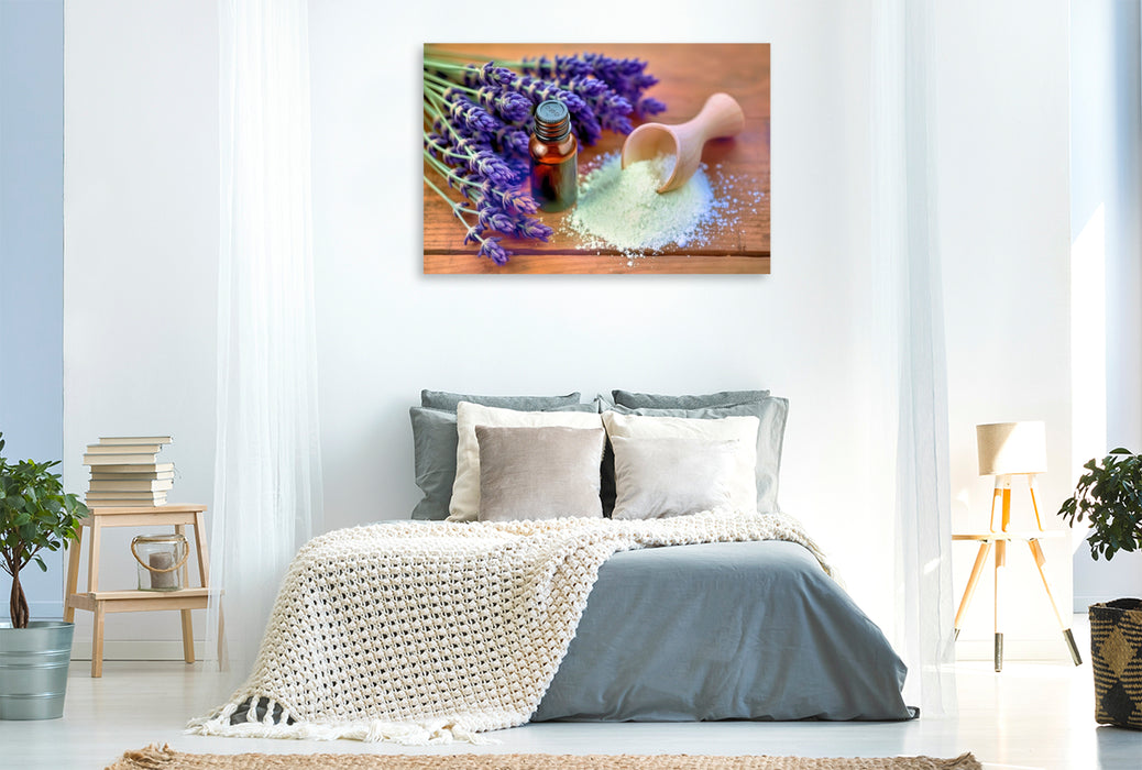 Premium Textil-Leinwand Lavendel – Ruhe, die du riechen kannst.
