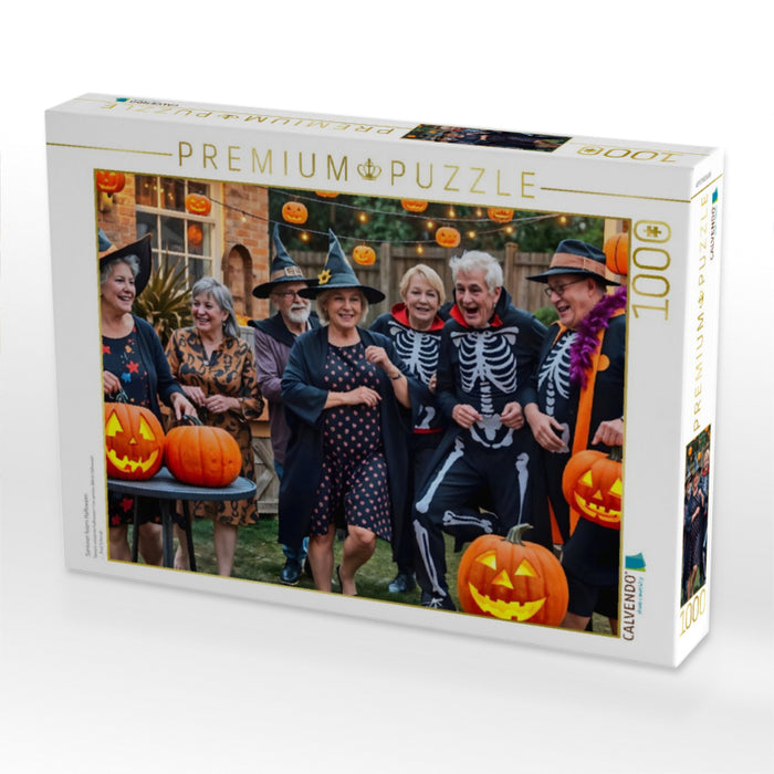Senioren feiern Halloween - CALVENDO Foto-Puzzle'