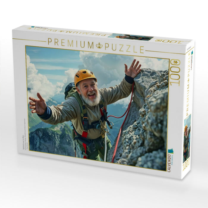 Gipfelstürmer im Alter - CALVENDO Foto-Puzzle'