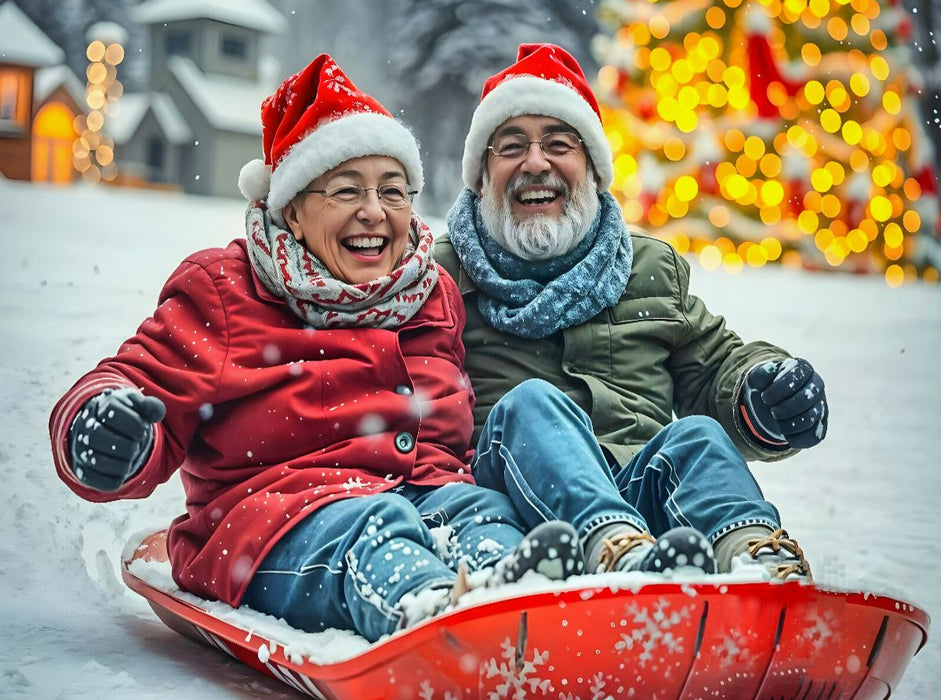 Vollgas durch den Winter - CALVENDO Foto-Puzzle'