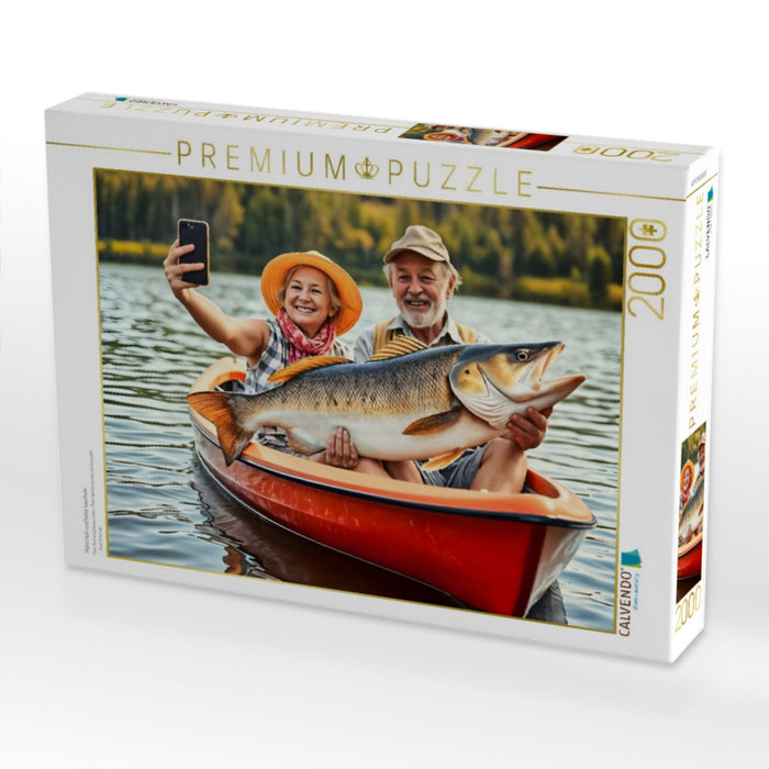 Petri Heil und bitte laecheln - CALVENDO Foto-Puzzle'