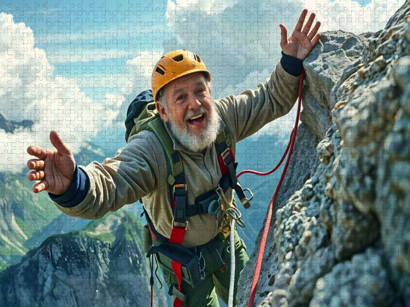 Gipfelstürmer im Alter - CALVENDO Foto-Puzzle'