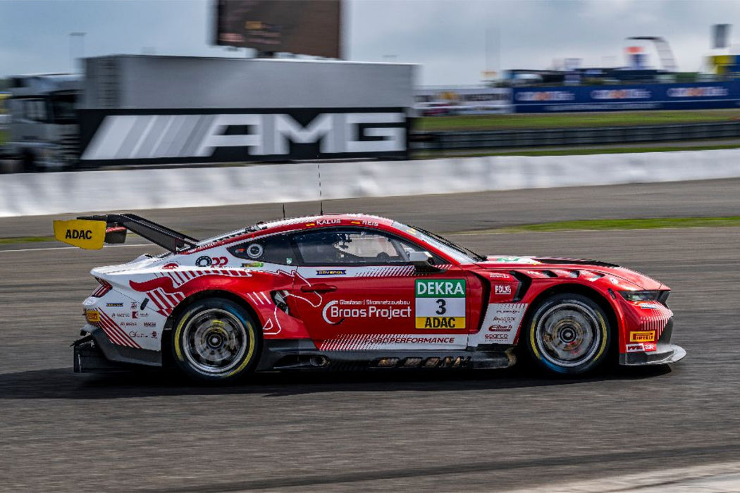 Premium Textil-Leinwand Ford Mustang GT3, Haupt Racing Team, Car Nr. 3