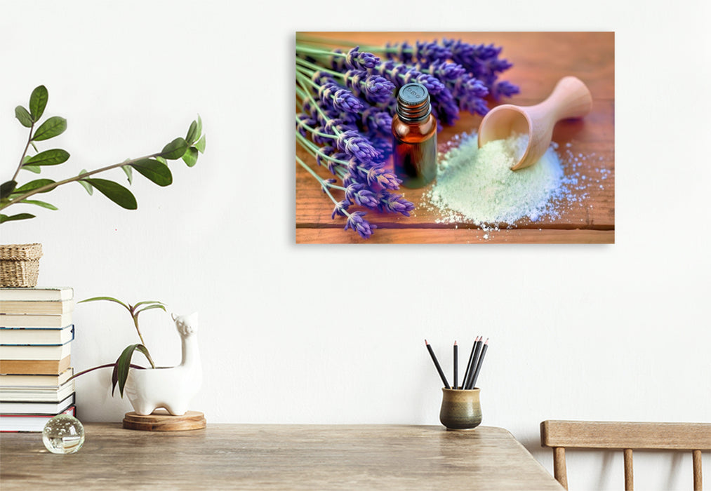Premium Textil-Leinwand Lavendel – Ruhe, die du riechen kannst.