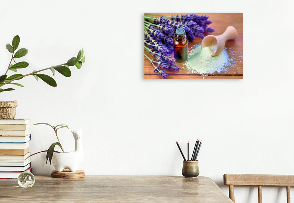 Premium Textil-Leinwand Lavendel – Ruhe, die du riechen kannst.