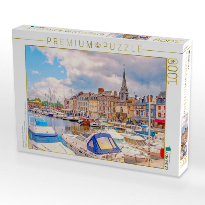 Anlegestelle, Honfleur, Normandie - CALVENDO Foto-Puzzle'